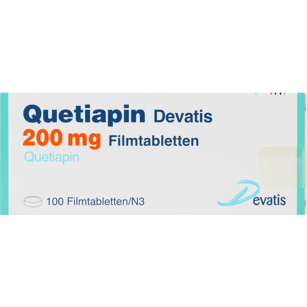 Quetiapin Devatis 200mg 100 St Filmtabletten
