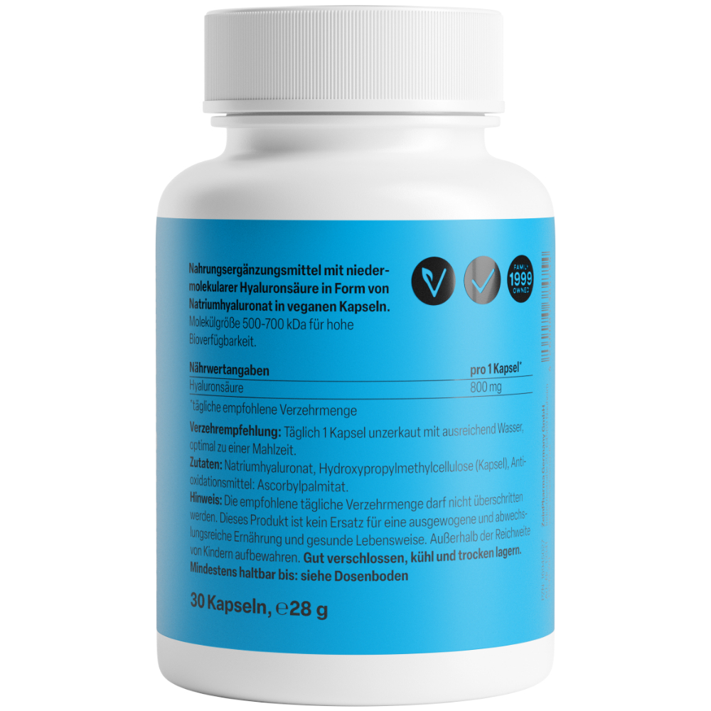 Zein Pharma Hyaluron Forte Plus 800mg 30 St Kapseln