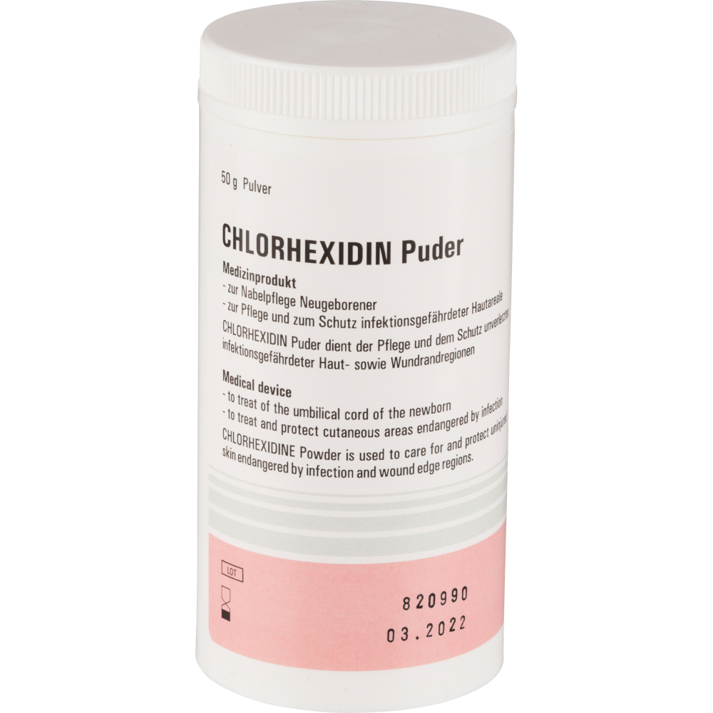 CHLORHEXIDIN Puder 50 g Puder