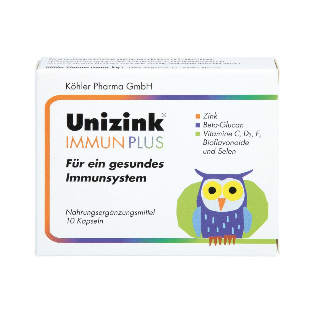 Unizink Immun Plus Kapseln 1X10 St Kapseln