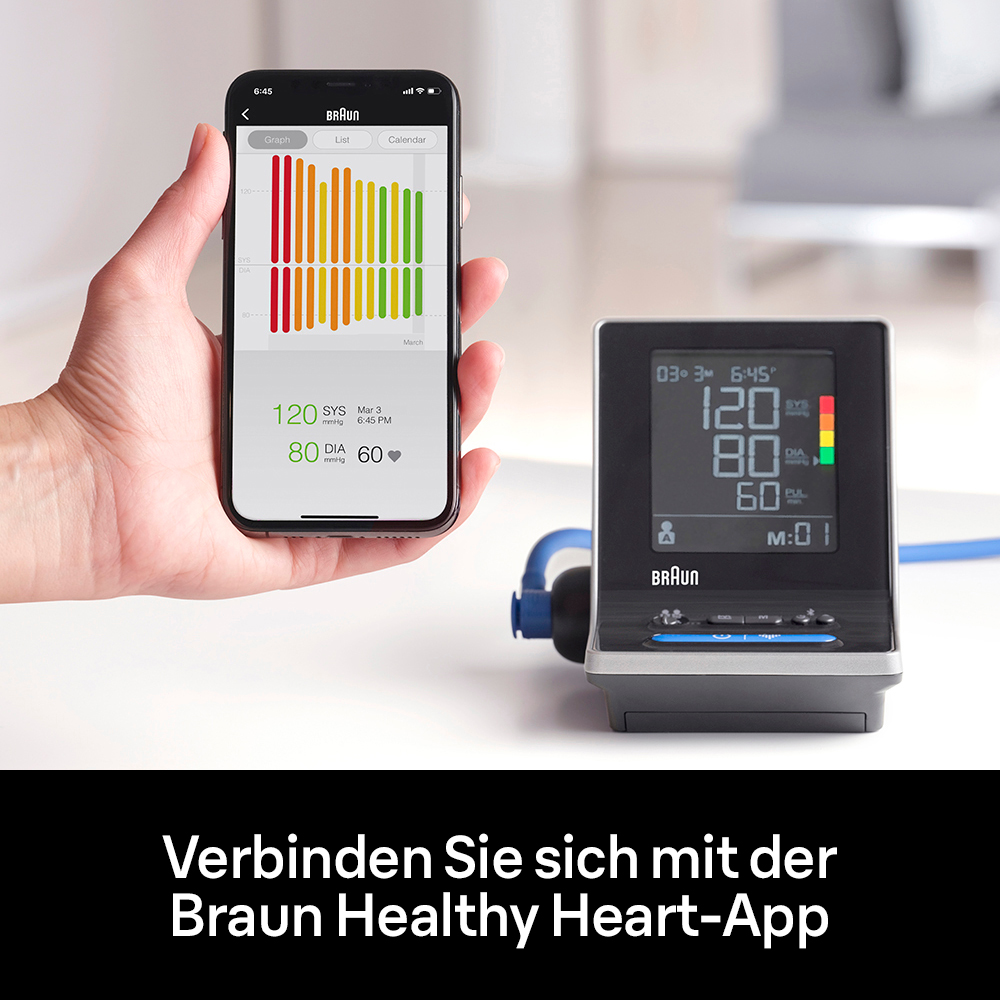 BRAUN ExactFit 5 Connect Oberarm-Blutdruckmessgerät 1 St