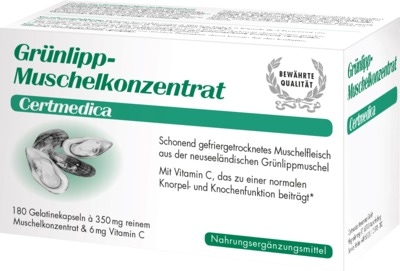 GRÜNLIPPMUSCHEL KONZENTRAT Kapseln 180 St Kapseln