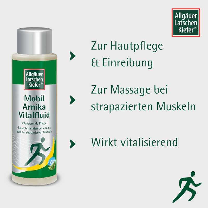 Allgäuer Latschen Kiefer Mobil Arnika Vital Fluid  500 ml Körperpflege