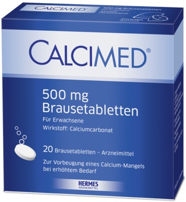 Calcimed 500mg 20 St Brausetabletten