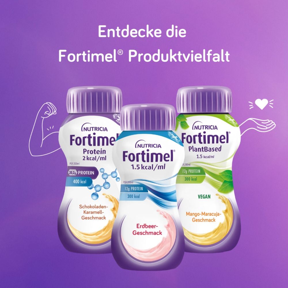Fortimel Compact Fibre 2.4 Trinknahrung Mix 8X4X125 ml Flüssigkeit