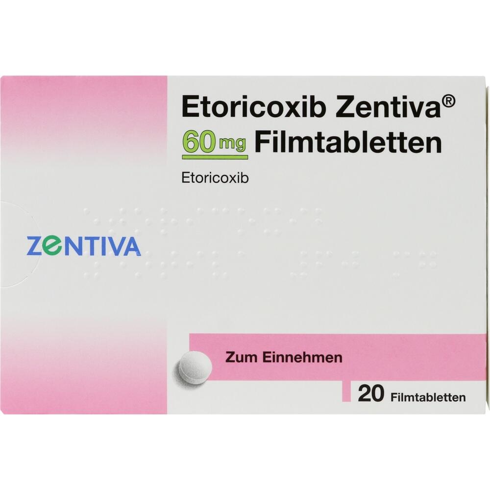 Etoricoxib Zentiva 60mg 20 St Filmtabletten
