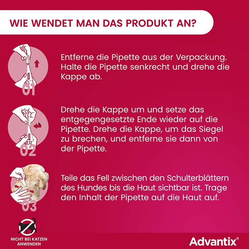 ADVANTIX SPOT-ON HUND BIS 4KG 4 St Lösung