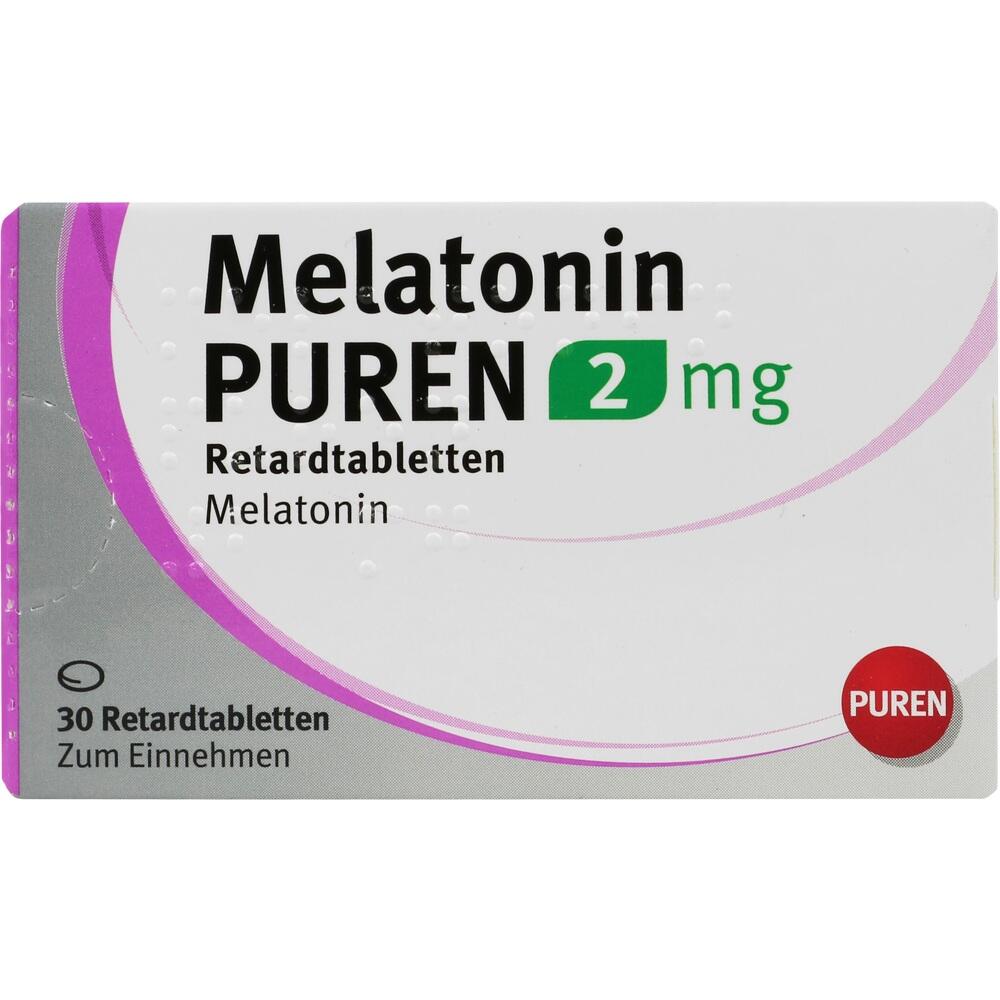 Melatonin PUREN 2 mg 30 St Retard-Tabletten