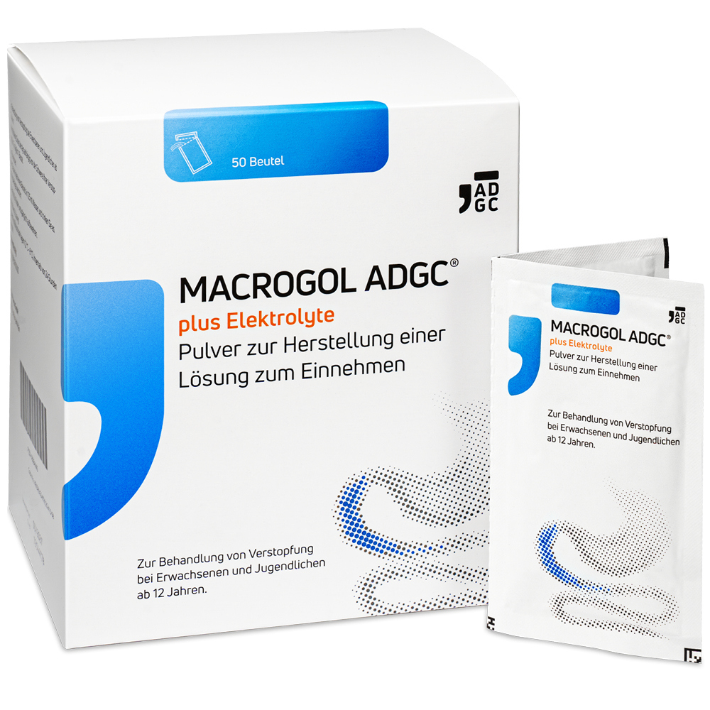 MACROGOL ADGC plus Elektrolyte 50 St Pulver zur Herstellung einer Lösung zum Einnehmen