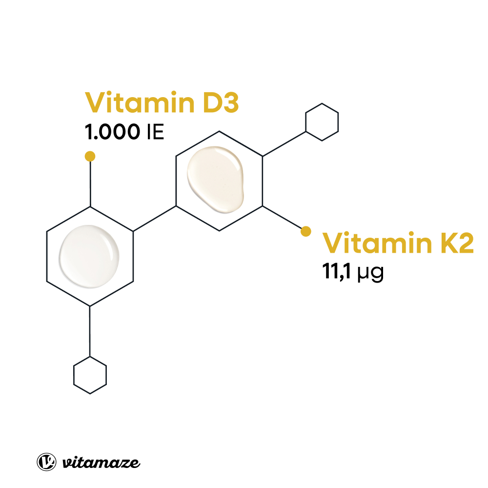 vitamaze VITAMIN D3 + K2 1000 I.E. 50 ml Tropfen