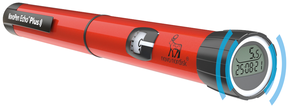 NovoPen Echo Plus rot 1 St