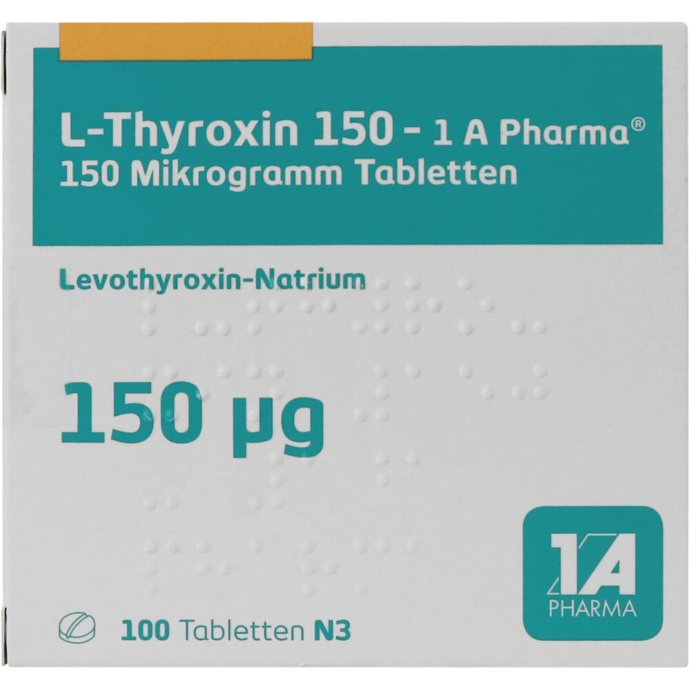 L-Thyroxin 150-1 A Pharma 100 St Tabletten
