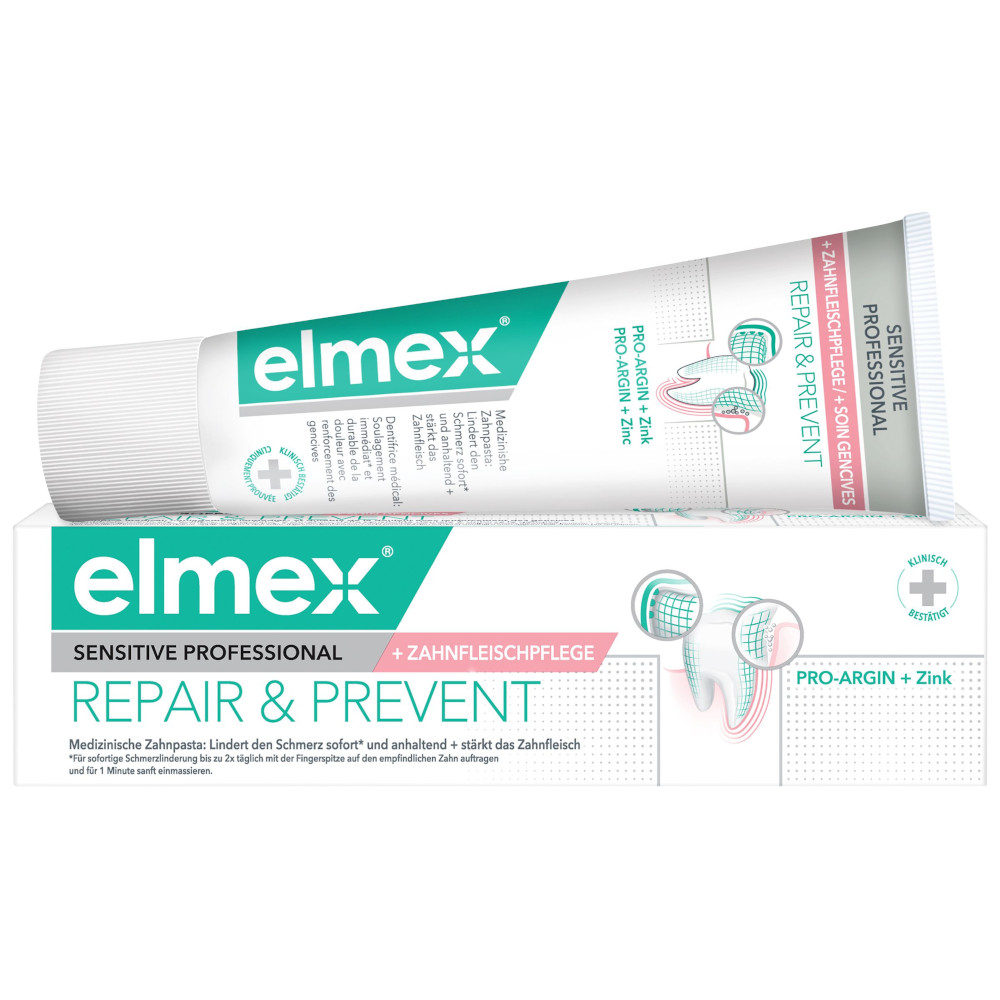 elmex SENSITIVE PROFESSIONAL REPAIR & PREVENT Medizinische Zahnpasta 75 ml Zahnpasta