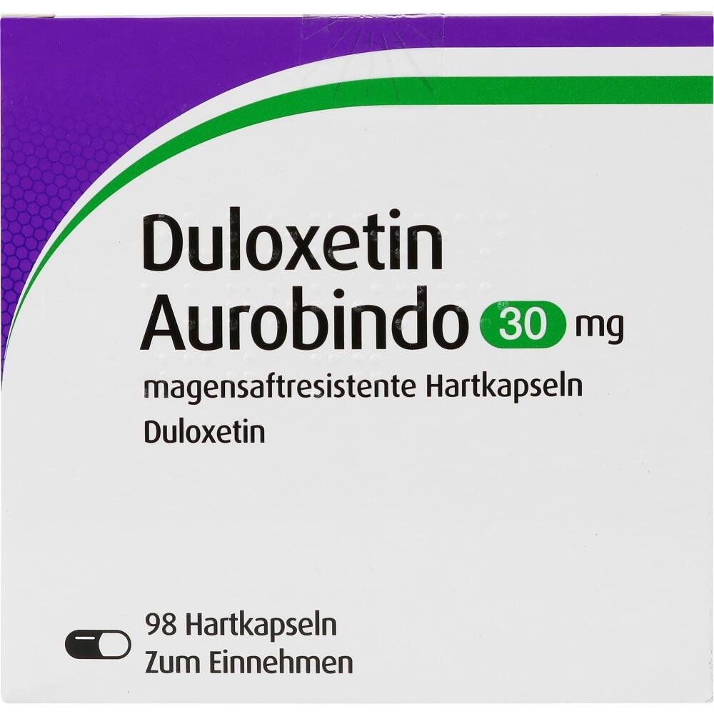Duloxetin Aurobindo 30mg 98 St Magensaftresistente Hartkapseln