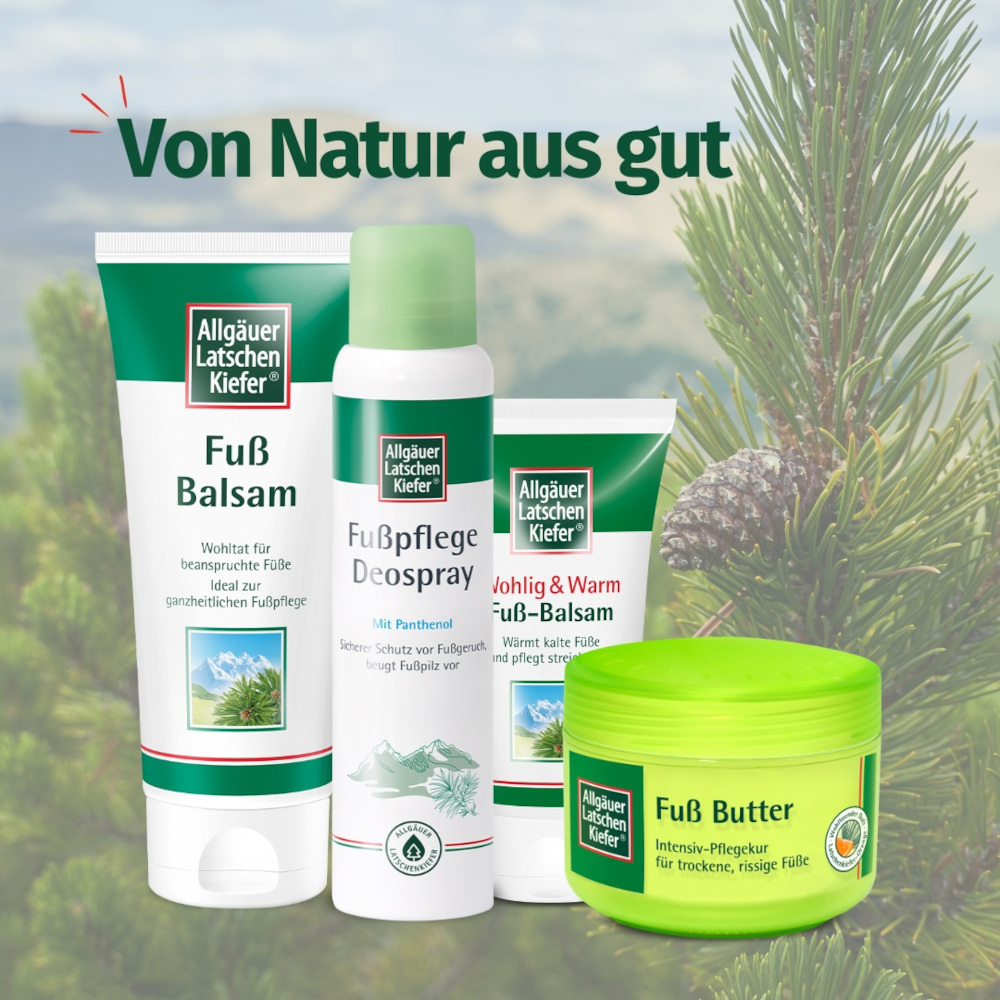 Allgäuer Latschen Kiefer Fuß Butter  200 ml Creme