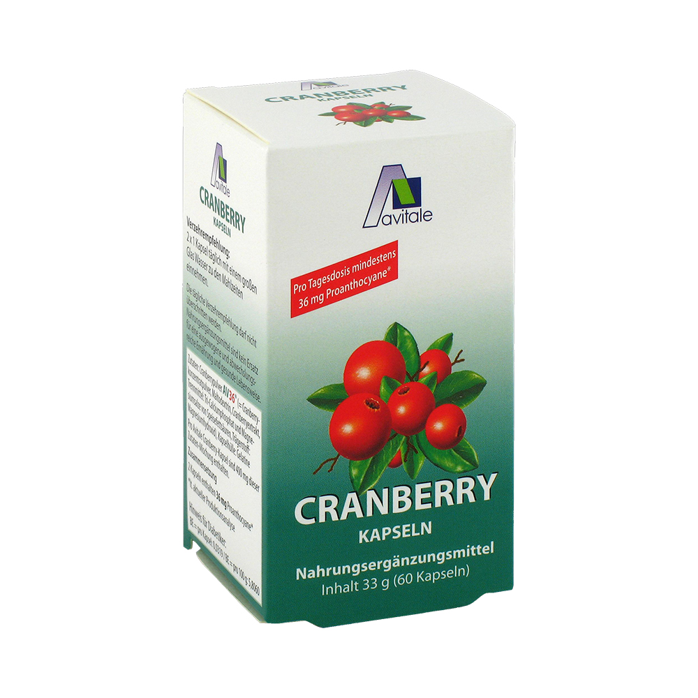 Avitale CRANBERRY KAPSELN 400 mg 60 St Kapseln