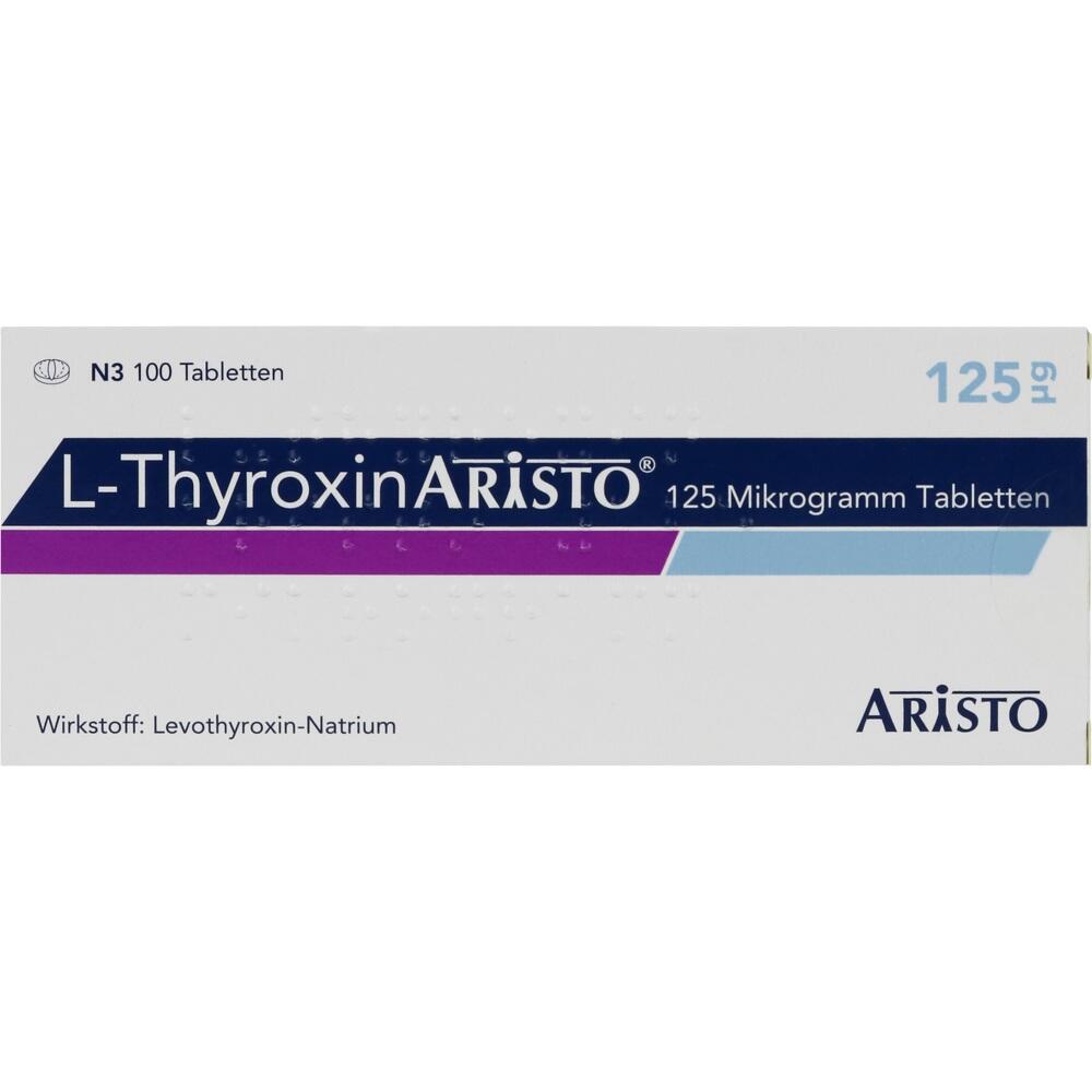 L-Thyroxin Aristo 125μg 100 St Tabletten