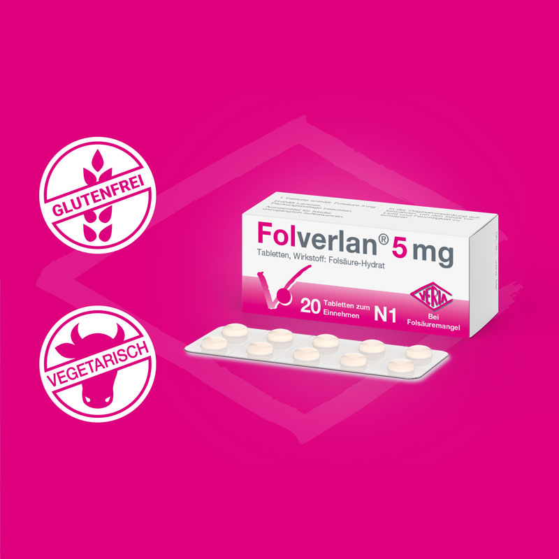 FOLVERLAN 5 mg Tabletten 20 St Tabletten