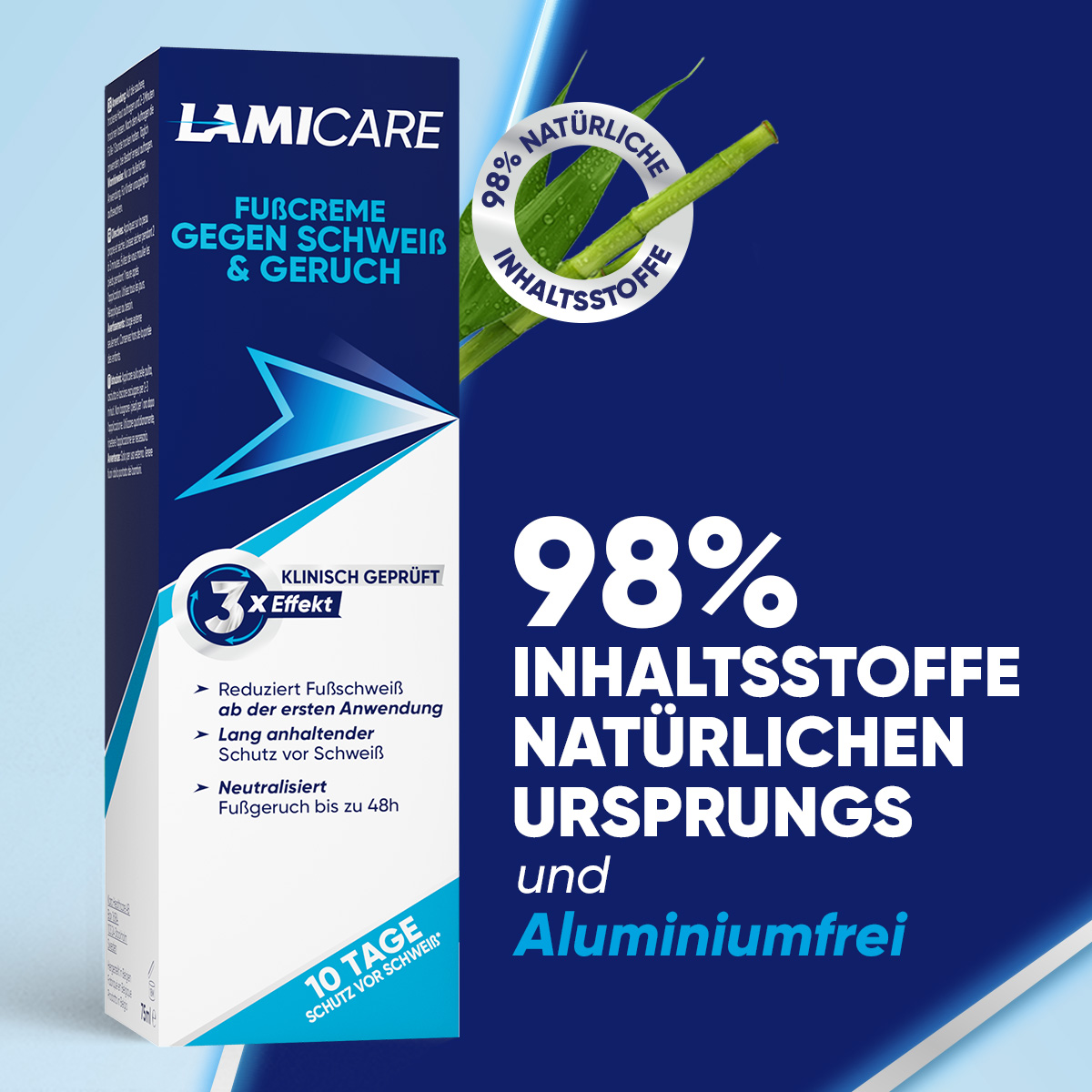 LAMICARE FUßCREME GEGEN SCHWEIß & GERUCH 75 ml Creme