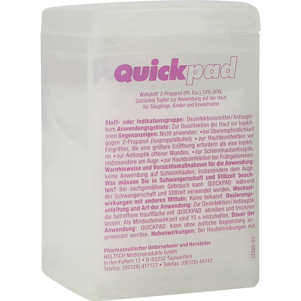 QUICKPAD Alkohol Tupfer Spender 150 St Tupfer