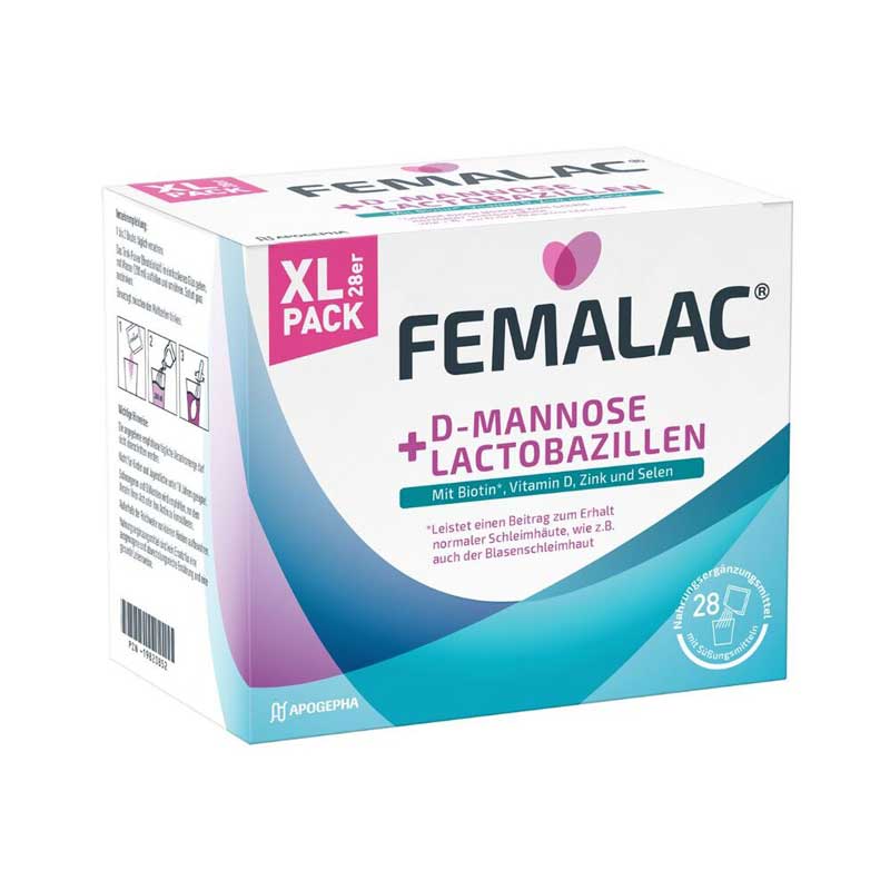 FEMALAC D-MANNOSE+LACTOBAZILLEN 28 St Pulver zur Herstellung einer Lösung zum Einnehmen