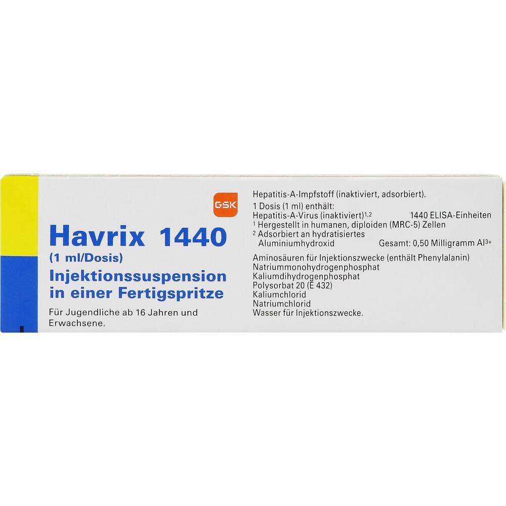 Havrix 1440 1 St Injektionssuspension