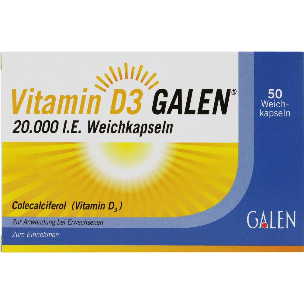 Vitamin D3 GALEN 50 St Weichkapseln