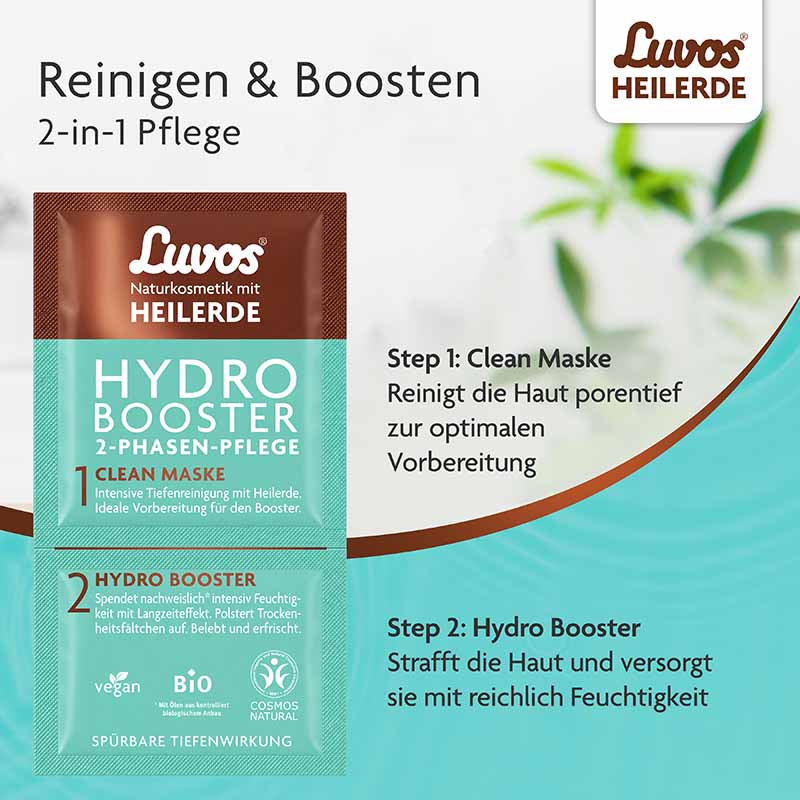 Luvos HEILERDE HYDRO BOOSTER 1 Packung Gesichtsmaske