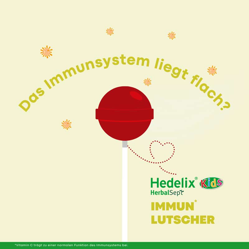Hedelix HerbalSept Immun Lutscher Kids 6 St Bonbons