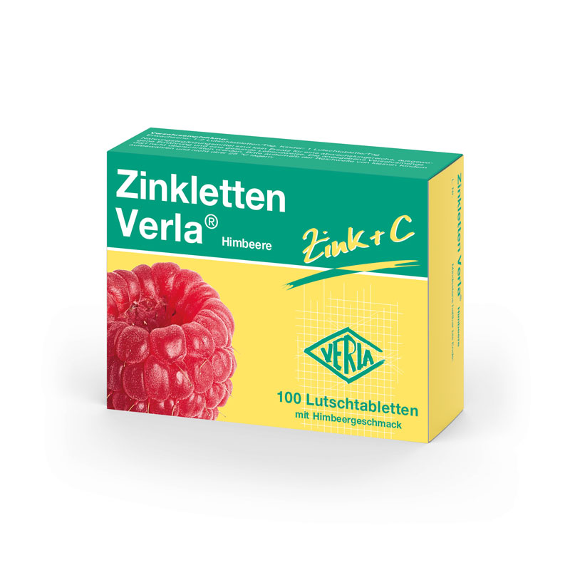 Zinkletten Verla Typ Himbeere  100 St Lutschtabletten