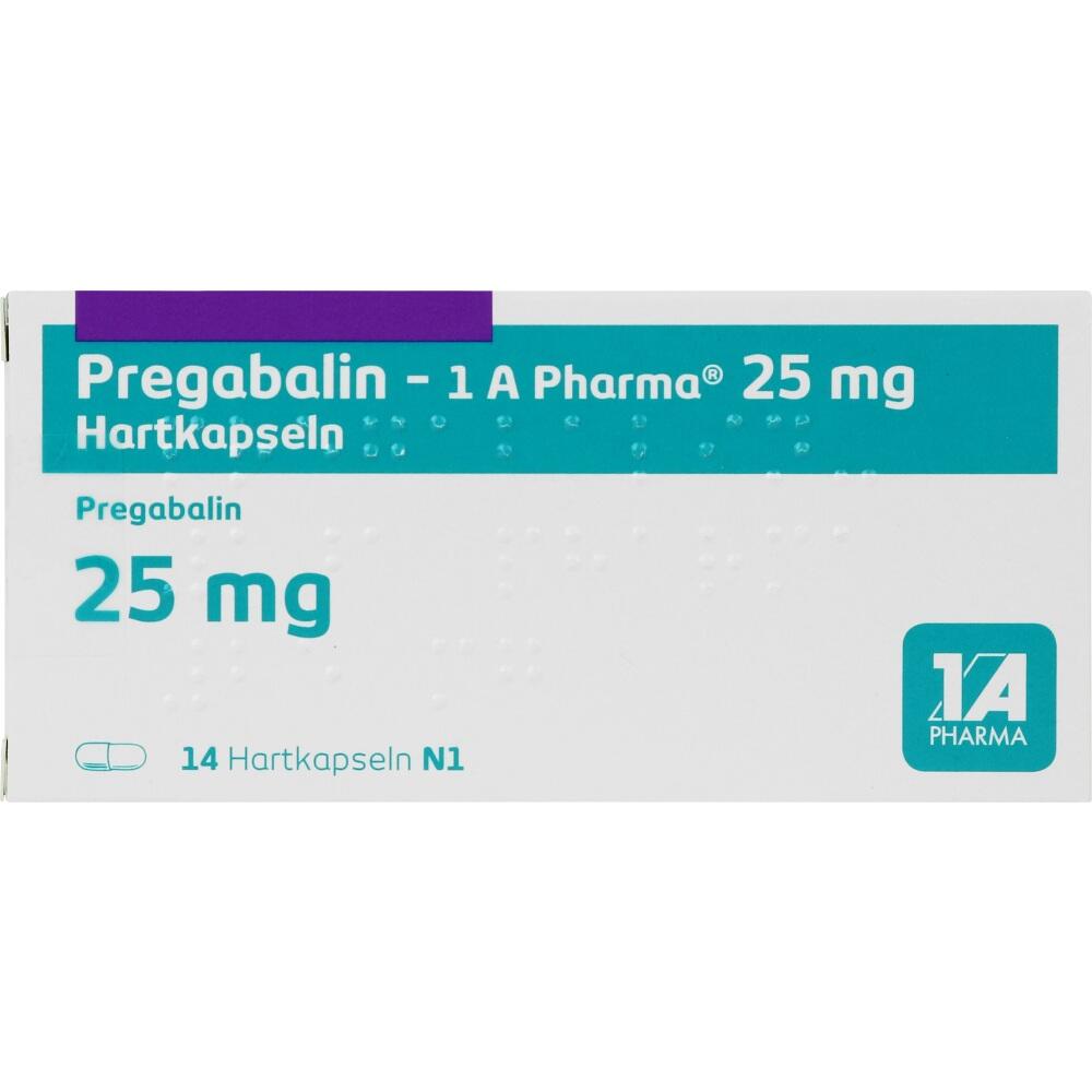 Pregabalin-1 A Pharma 25mg 14 St Hartkapseln