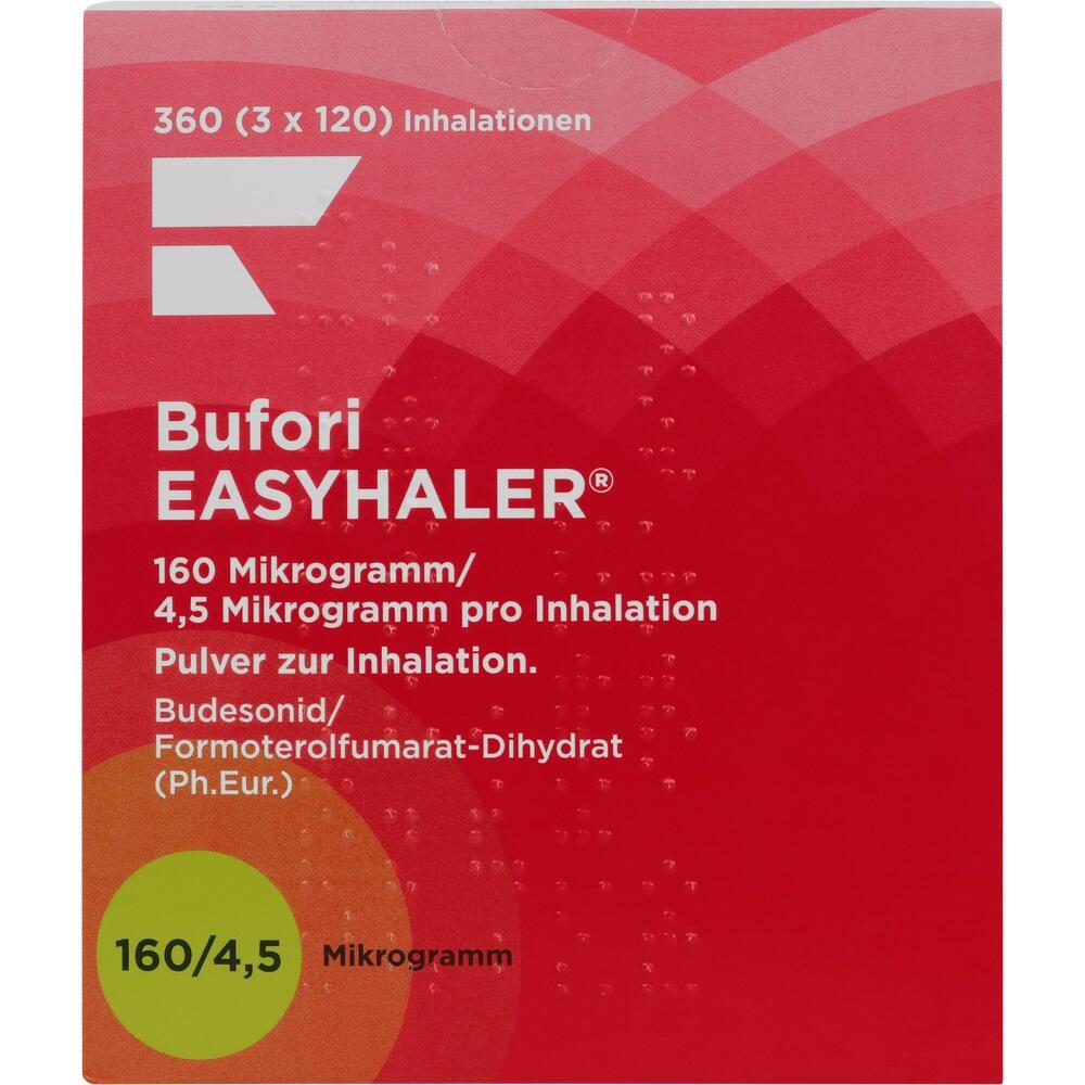 Bufori Easyhaler 160 µg/4,5 µg 3 St Inhalationspulver