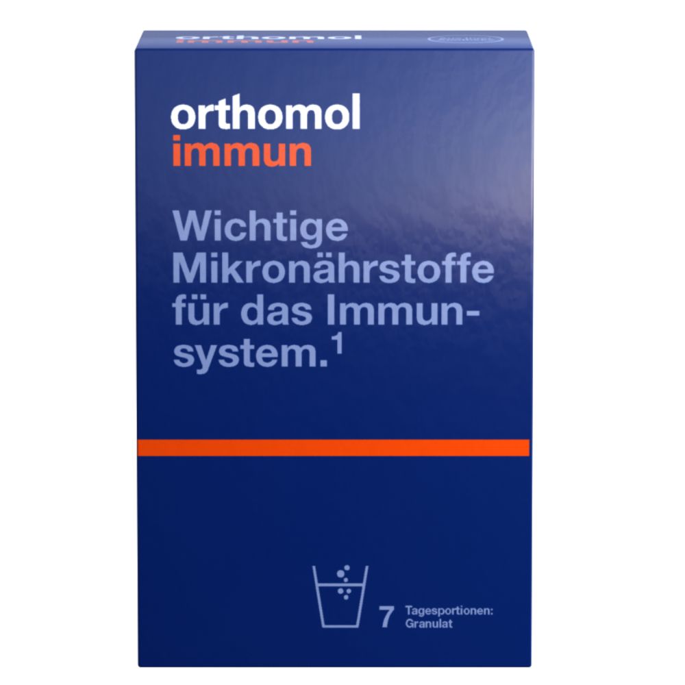 orthomol immun - Mikronährstoffe mit Vitamin C, Vitamin D und Zink - Granulat