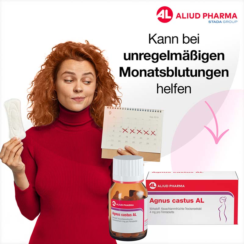 Agnus castus AL bei Rhythmusstörungen der Regel