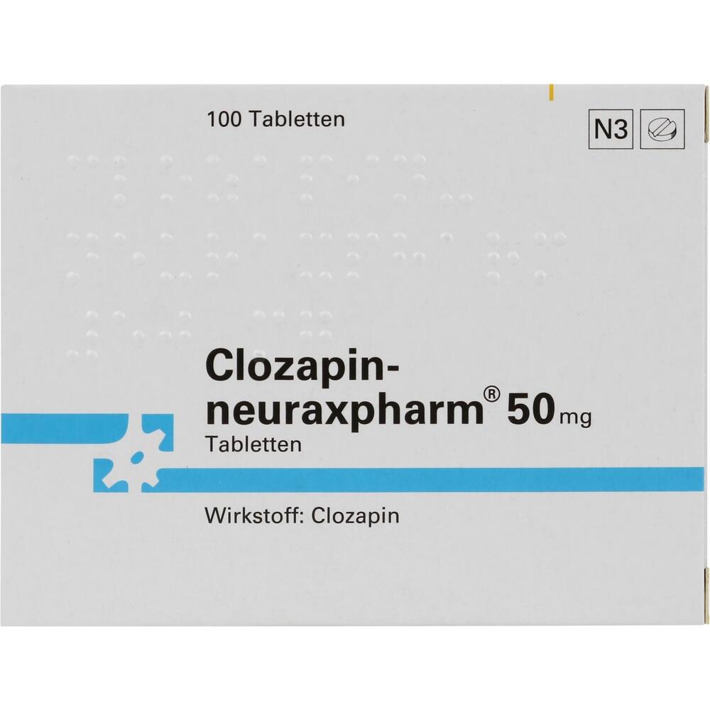 Clozapin-neuraxpharm 50mg 100 St Tabletten