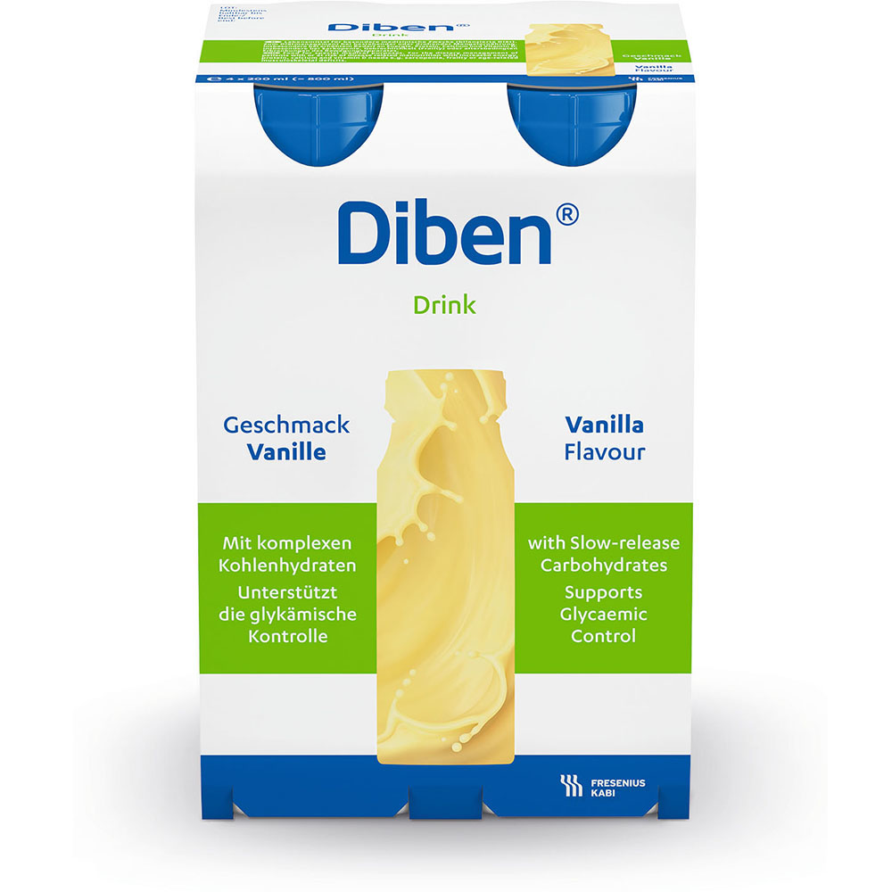 Diben DRINK Trinknahrung Vanille 24X200 ml Flüssigkeit