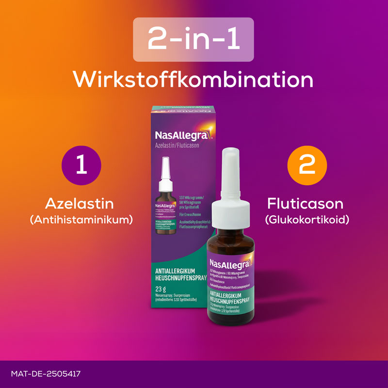 NasAllegra ANTIALLERGIKUM HEUSCHNUPFENSPRAY 23 g Nasenspray