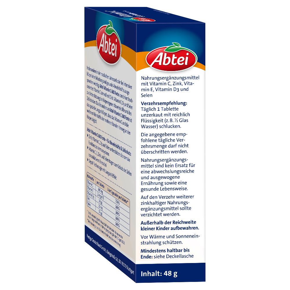 Abtei Vitamin C 600 Forte 42 St Tabletten