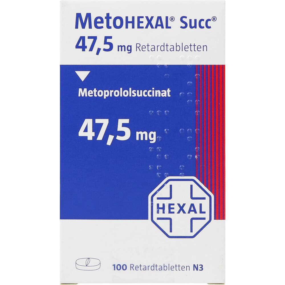 MetoHEXAL Succ 47,5 mg 100 St Retard-Tabletten