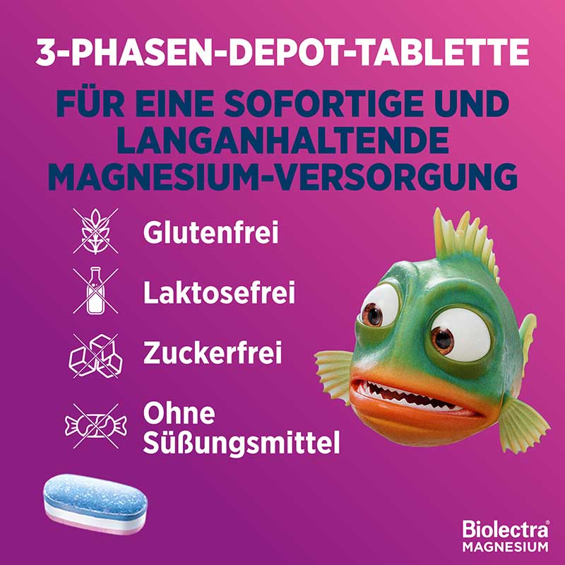Biolectra MAGNESIUM 400 mg ultra 3-Phasen-Depot  30 St Tabletten