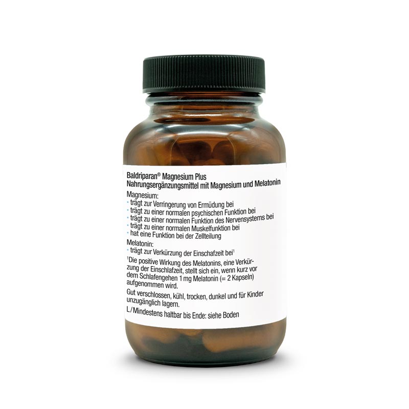 Baldriparan Magnesium + 60 St Kapseln