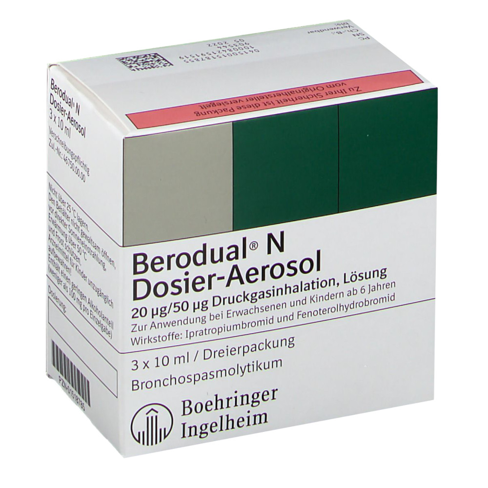 Berodual N 3X10 ml Dosieraerosol