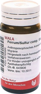 WALA Ferrum/Sulfur comp. Globuli 20 g Globuli