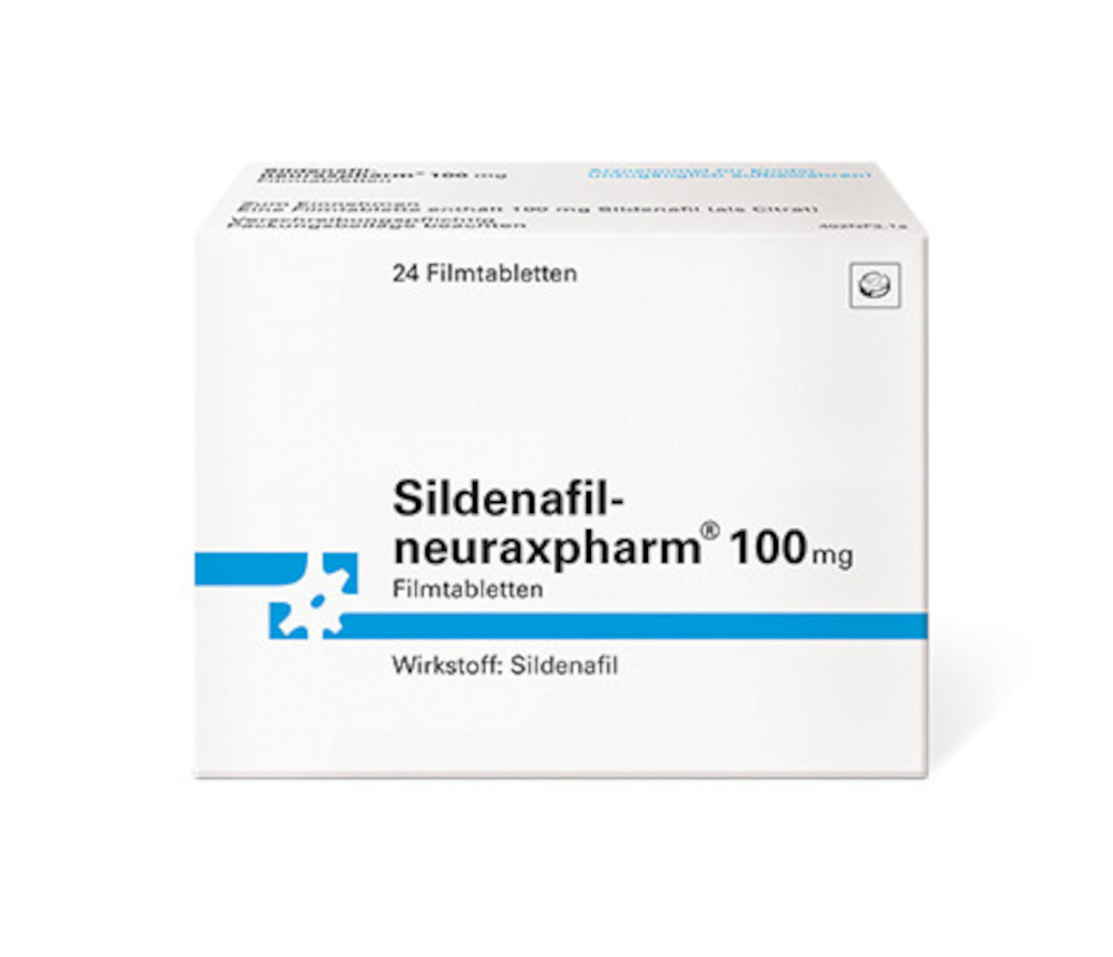 Sildenafil-neuraxpharm 100mg 24 St Filmtabletten