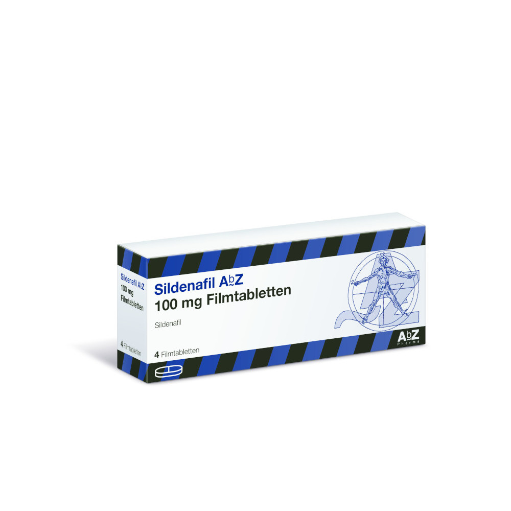 Sildenafil AbZ 100mg 4 St Filmtabletten
