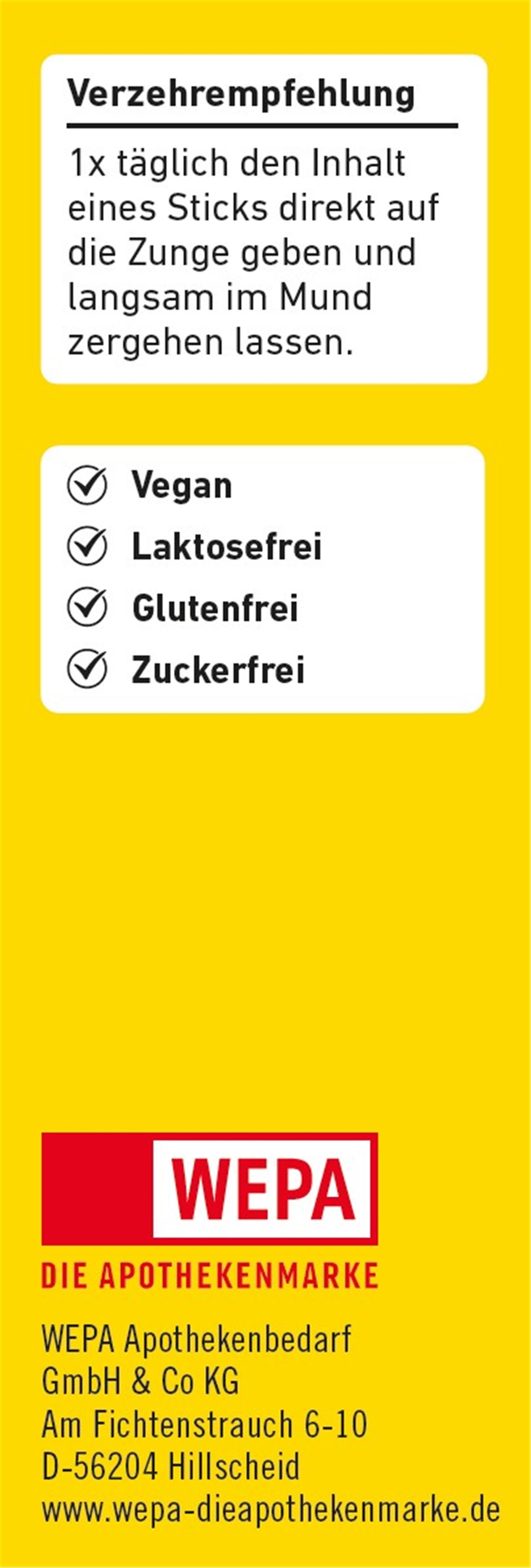 WEPA MAGNESIUM DIREKT 20 St Pulver