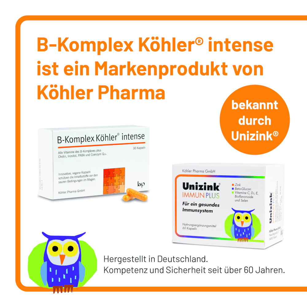 B-Komplex Köhler intense 30 St Kapseln