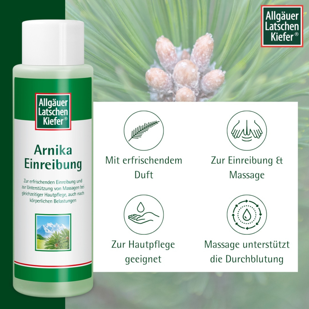 Allgäuer Latschen Kiefer Arnika Einreibung 500 ml Einreibung