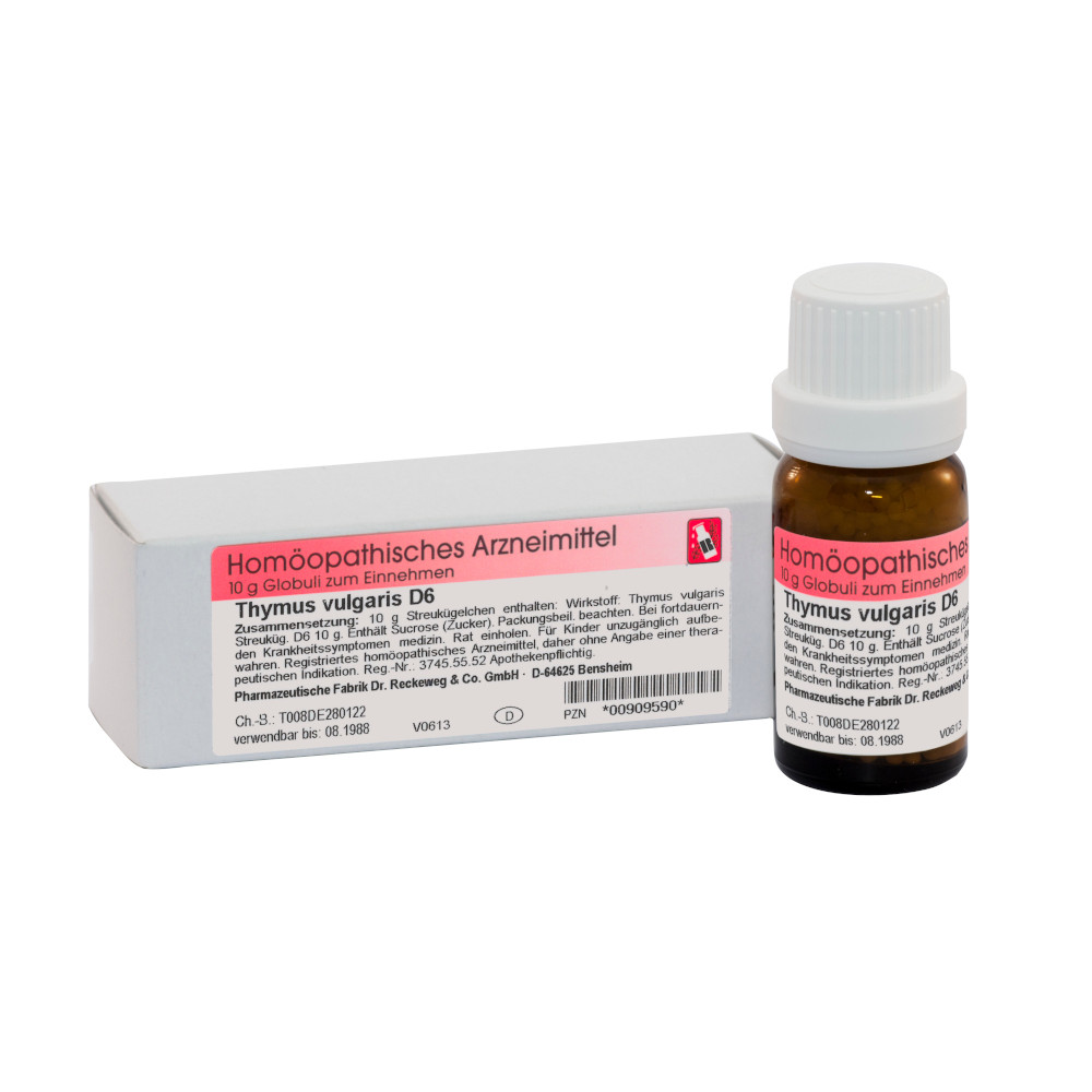 THYMUS VULGARIS D 6  10 g Globuli