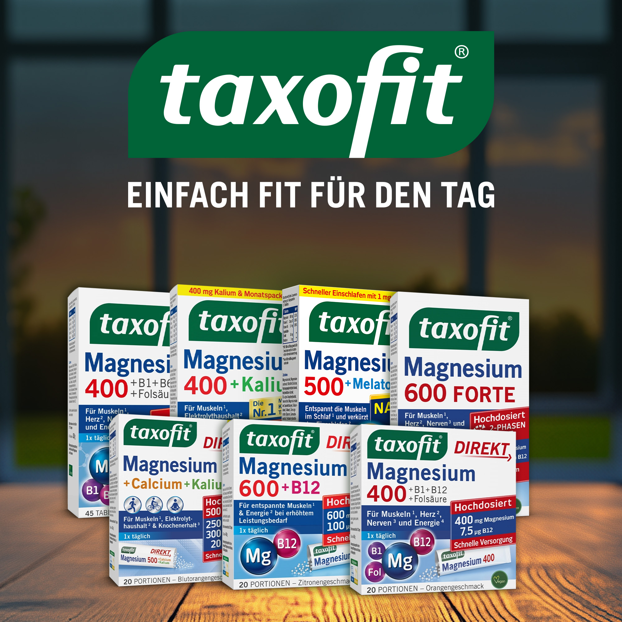 taxofit Magnesium 500 NACHT + MELATONIN 30 St Tabletten